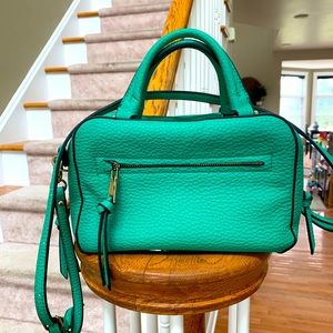 Beautiful spring green purse vegan leather